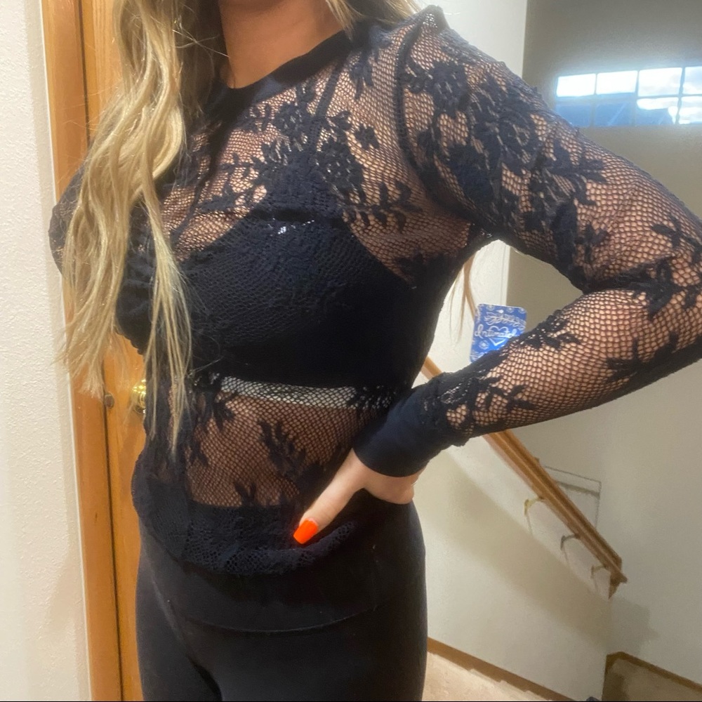 Free people lace long sleeve